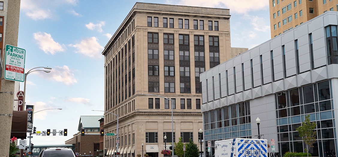 Image of the Union Arcade Building - Davenport, IA